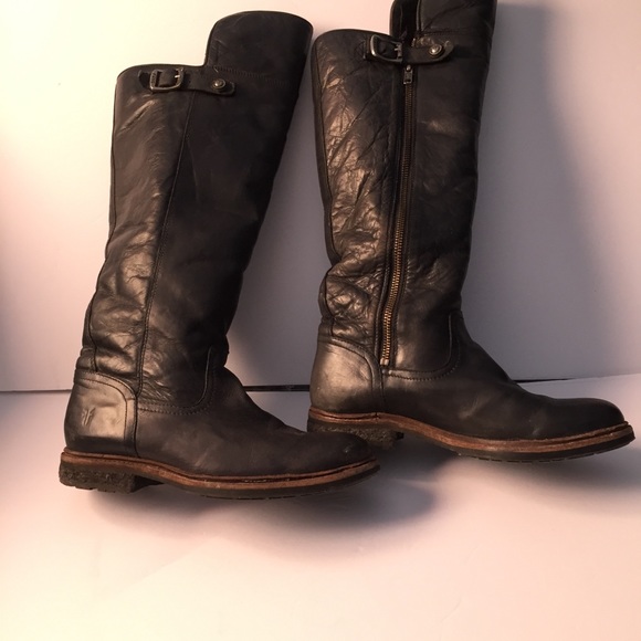 Fur Lined Frye Boots - Picture 1 of 7